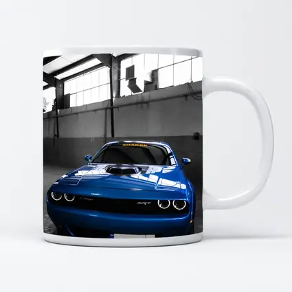 Dodge Challenger SRT Shaker Blue Garage