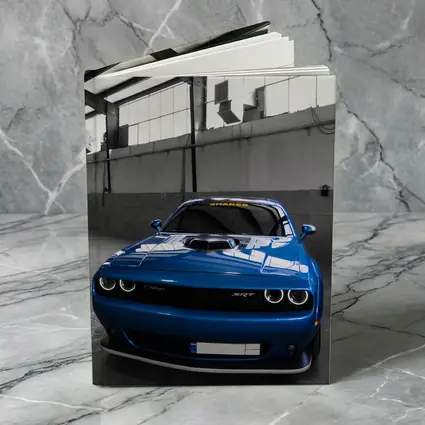 Dodge Challenger SRT Shaker Blue Garage