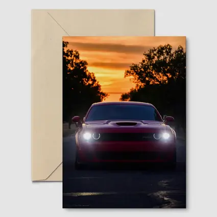 Dodge Challenger SRT at Sunset Road