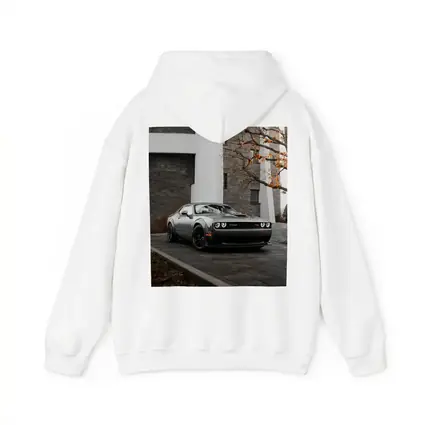 Dodge Challenger Gray Muscle Car Urban Setting
