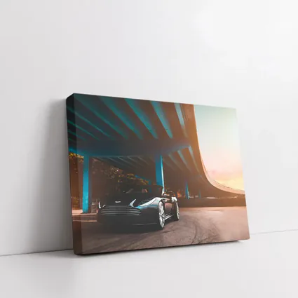 Aston Martin DB11 Under Urban Bridge Sunset