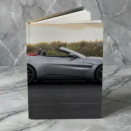 Aston Martin Vantage Roadster Silver Side Profile