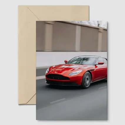 Aston Martin DB11 Red on Street