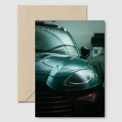 Aston Martin DBX Deep Green Garage Close Up
