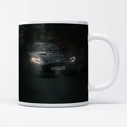 Aston Martin Vantage Dark Moody Forest Road