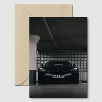 Aston Martin DB11 Black Parking Garage