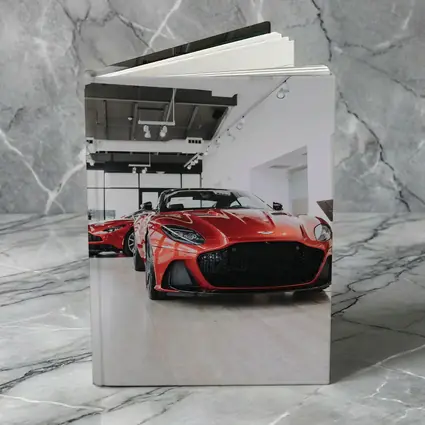 Aston Martin DBS Superleggera Red Showroom