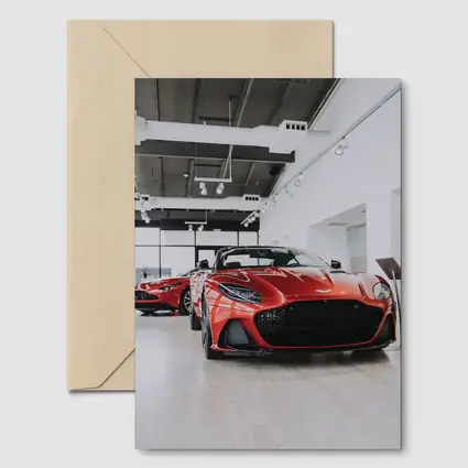 Aston Martin DBS Superleggera Red Showroom