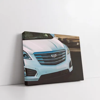 Cadillac XT5 White SUV Front Grille