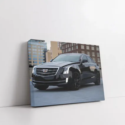 Cadillac ATS Black Sedan Urban Street
