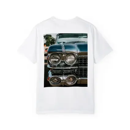 Classic Cadillac Chrome Grille Street Scene