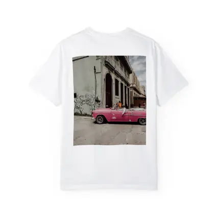 Pink Chevrolet Classic Convertible Havana Street