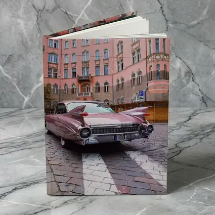 Classic Cadillac DeVille Pink European Street
