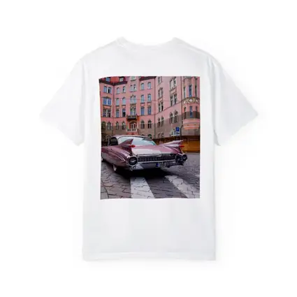 Classic Cadillac DeVille Pink European Street