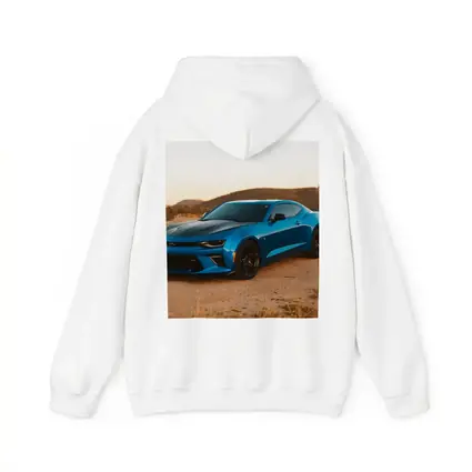 Chevrolet Camaro Blue Desert Sunset Scene