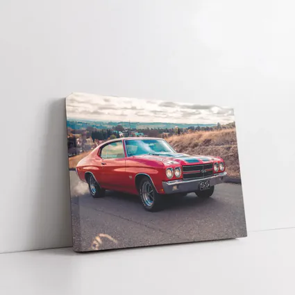 Chevrolet Chevelle SS Red Muscle Car