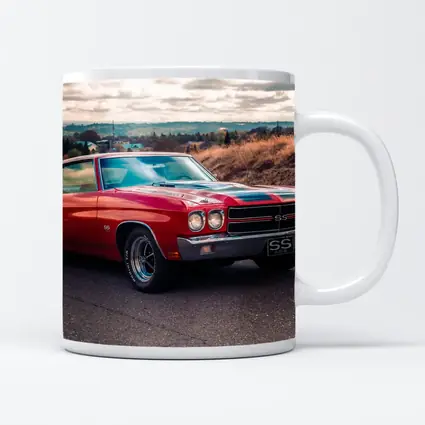 Chevrolet Chevelle SS Red Muscle Car