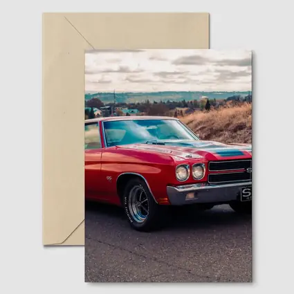 Chevrolet Chevelle SS Red Muscle Car