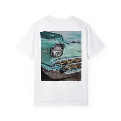Classic Chevrolet Bel Air Teal Chrome Detail