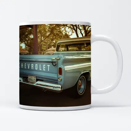 Classic Chevrolet Pickup Truck Parking Lot