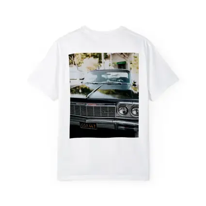 Classic Chevrolet Impala Black Parking Lot