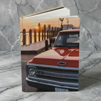 Chevrolet Classic Truck Sunset Harbor View