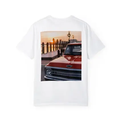 Chevrolet Classic Truck Sunset Harbor View