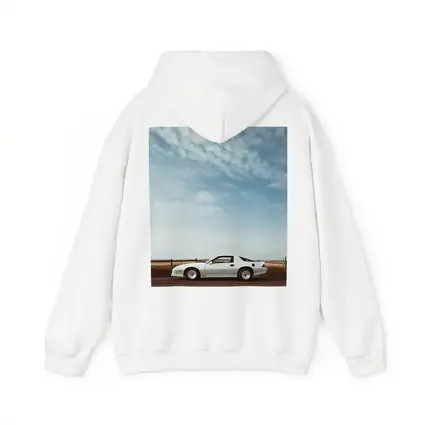 Chevrolet Camaro White Classic Under Open Sky
