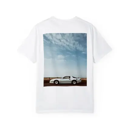 Chevrolet Camaro White Classic Under Open Sky