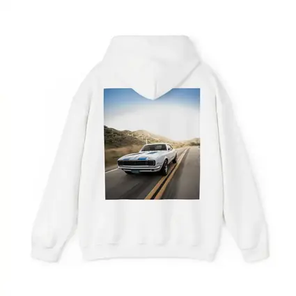 Chevrolet Camaro White Muscle Car Open Road