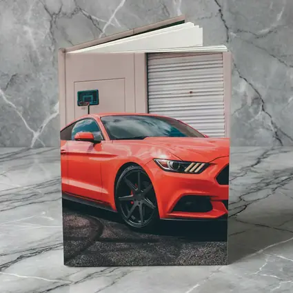 Ford Mustang Red Sports Car Urban Setting