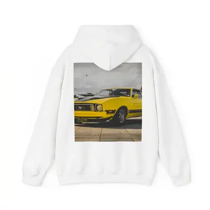 Ford Mustang Mach One Yellow Classic Car