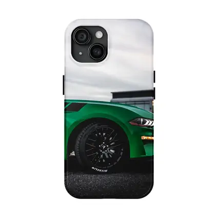 Ford Mustang Green Boss 302 Overcast Sky