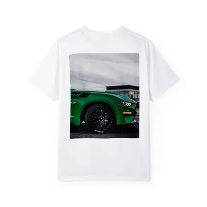 Ford Mustang Green Boss 302 Overcast Sky
