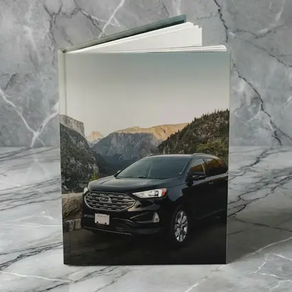 Ford Edge Black SUV Mountain Valley View