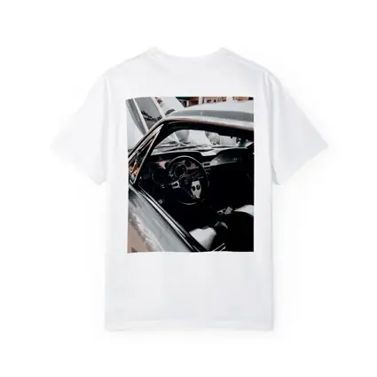Classic Car Interior Black Steering Wheel