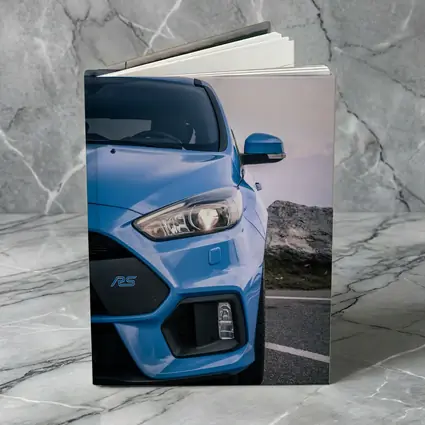 Ford Focus RS Blue Front Close Up