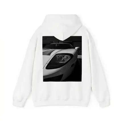 Ford GT White Supercar Black White Photo
