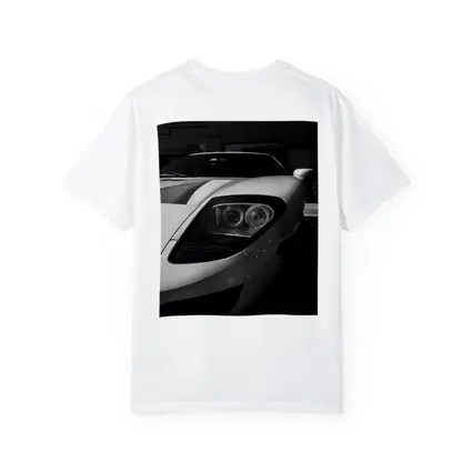 Ford GT White Supercar Black White Photo