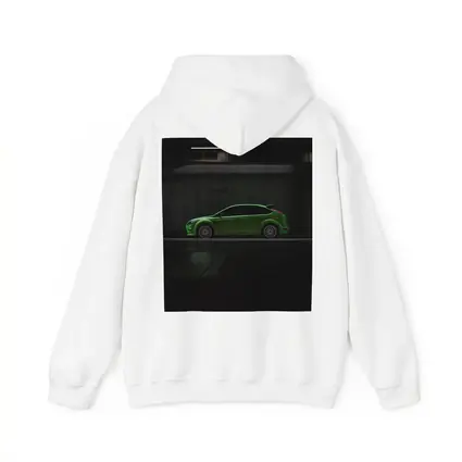 Ford Focus RS Green Car Dark Garage
