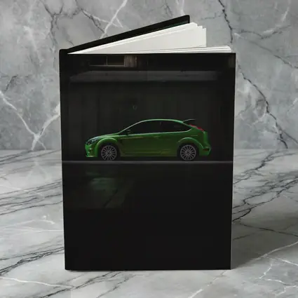 Ford Focus RS Green Car Dark Garage