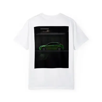Ford Focus RS Green Car Dark Garage