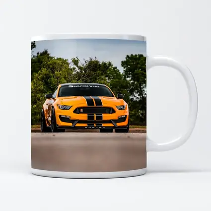 Ford Mustang Shelby GT350 Orange Street Shot
