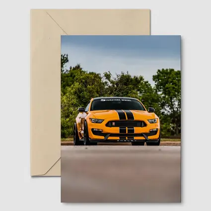 Ford Mustang Shelby GT350 Orange Street Shot