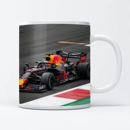 Red Bull Racing Formula One Car On Track