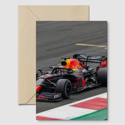 Red Bull Racing Formula One Car On Track