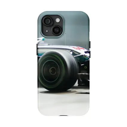 Mercedes AMG F1 Car Racing Night Track