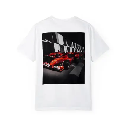 Ferrari Formula One Cars Dark Museum Display