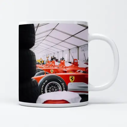 Ferrari Formula One Cars Paddock Garage
