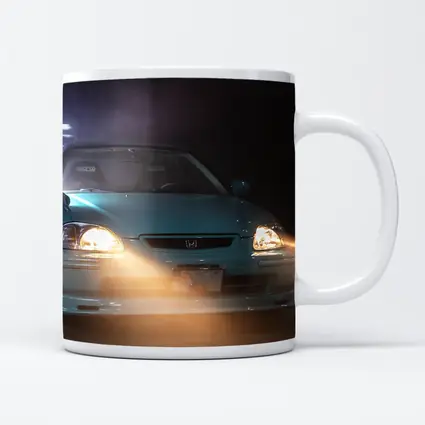 Honda Civic EK Teal Garage Night Lights